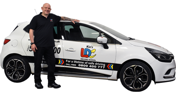 Kia Ross's driving school car